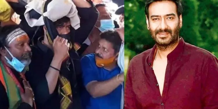 നാലാം തവണയും കാനനവാസനെ കാണാനെത്തി അജയ് ദേവ്ഗണ്: ഹെലികോപ്ടറില് നിലയ്ക്കലില് എത്തി, ഇരുമുടിക്കെട്ടുമായി പതിനെട്ടാം പടി ചവിട്ടി ദര്ശനം