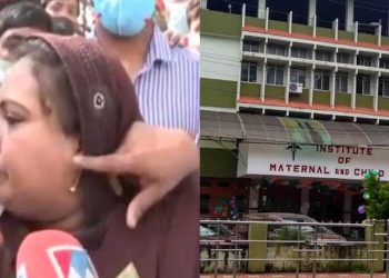 കോഴിക്കോട് മെഡിക്കൽ കോളേജിലെ സെക്യൂരിറ്റി സ്ത്രീയുടെ മുഖത്തടിച്ചെന്ന് പരാതി, സ്ഥിരമായി ജീവനക്കാർ മോശമായി പെരുമാറുന്നെന്ന് നാട്ടുകാരും