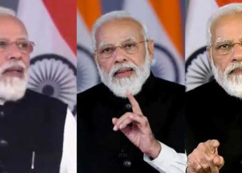 ടെലിപ്രോംപ്റ്റർ പണി മുടക്കി, പ്രസംഗം തടസപ്പെട്ട് ഇളിഭ്യനായി ഉരുണ്ട് കളിച്ച് പ്രധാനമന്ത്രി; ടെക്നീഷ്യന്മാർക്ക് എതിരെ യുഎപിഎ ചുമത്തുമോ? പരിഹാസം