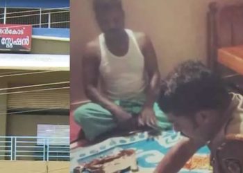 കൊലക്കേസ് പ്രതികള്ക്കൊപ്പം യൂണിഫോമില് മദ്യസത്കാരം: പോലീസുകാരന് സസ്പെന്ഷന്