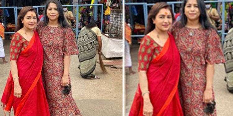 ദൈവം അയച്ചു തന്ന മകള് ഇതാ: മകളോടൊപ്പം ഗുരുവായൂര് ദര്ശനം നടത്തി ലേഖ ശ്രീകുമാര്