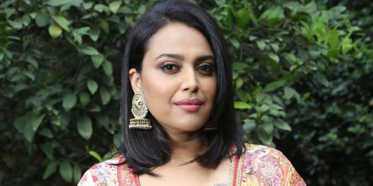 ‘ബി.ജെ.പി രാജ്യത്തിനുണ്ടായ നാണക്കേട് ആഘോഷിക്കുന്നു’; പ്രവാചക നിന്ദക്കെതിരെ നടി സ്വര ഭാസ്‌കർ