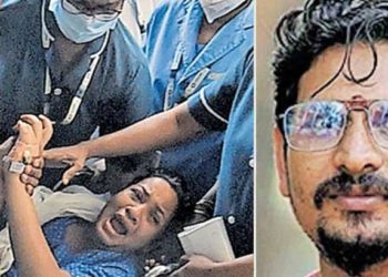 കണ്ണുപൂട്ടി ഉറങ്ങി കുഞ്ഞ്; അരികിൽ നൊന്ത് അലറി നമിത; ഒരിക്കലും ഉണരാത്ത ഉറക്കത്തിൽ ശരത്ത്; പഴഞ്ഞിയെ കണ്ണീരിലാഴ്ത്തി ബൈക്കപകടത്തിൽ മരിച്ച യുവാവിന്റെ മരണാനന്തര ചടങ്ങുകൾ