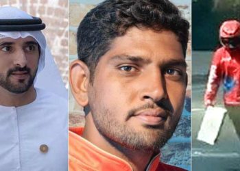 ‘ഹലോ, ഇത് ശൈഖ് ഹംദാൻ’, ദുബായ് നഗരത്തിലെ റോഡിലെ സിമന്റുകട്ടകൾ എടുത്തുമാറ്റി വൈറലായ പ്രവാസി യുവാവിന്  അഭിനന്ദനവുമായി ദുബായ് കിരീടാവകാശി; അവിശ്വസനീയമെന്ന് ഡെലിവെറി ബോയ്