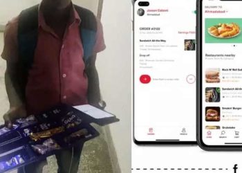 ഫുഡ് ഡെലിവറിയുമായി വന്നത് ഏഴുവയസുകാരൻ; അമ്പരന്ന കസ്റ്റമർ വീഡിയോ പങ്കുവെച്ചു; വിവാദം