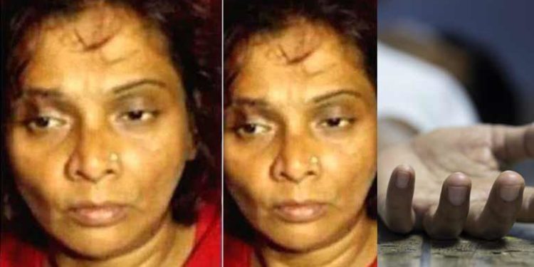 പേരക്കുട്ടിയെ  ബക്കറ്റിലെ വെള്ളത്തിൽ മുക്കിക്കൊന്ന കേസിലെ പ്രതിയായ മുത്തശ്ശി ലോഡ്ജിൽ മരിച്ചനിലയിൽ