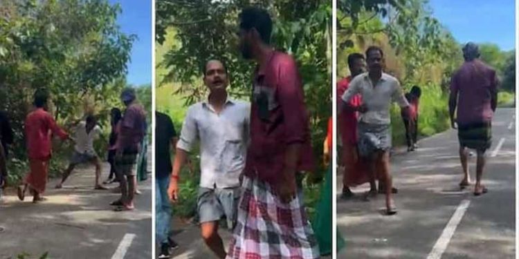 വെള്ളയണിക്കല്‍ പാറ കാണാനെത്തിയ വിദ്യാര്‍ത്ഥികള്‍ക്ക് നേരെ സദാചാര ആക്രമണം; പെണ്‍കുട്ടികളെ വടിയെടുത്ത് അടിച്ച് ഓടിച്ച് സംഘം; നിസാരമാക്കി പോലീസ്