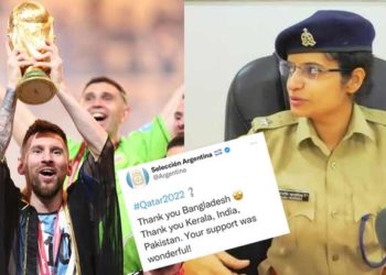 ‘കേരളം ഒരു സംസ്ഥാനം; ഏതൊരു ഇന്ത്യക്കാരനും അര്‍ജന്റീന ഫുട്‌ബോള്‍ അസോസിയേഷന്റെ ട്വീറ്റ് നീരസത്തോടെ മാത്രമേ കാണൂ’; യുപി പോലീസ് ഡിഎസ്പി അഞ്ജലി