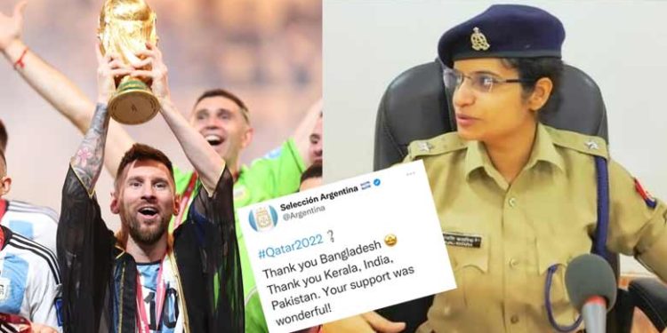 ‘കേരളം ഒരു സംസ്ഥാനം; ഏതൊരു ഇന്ത്യക്കാരനും അര്‍ജന്റീന ഫുട്‌ബോള്‍ അസോസിയേഷന്റെ ട്വീറ്റ് നീരസത്തോടെ മാത്രമേ കാണൂ’; യുപി പോലീസ് ഡിഎസ്പി അഞ്ജലി