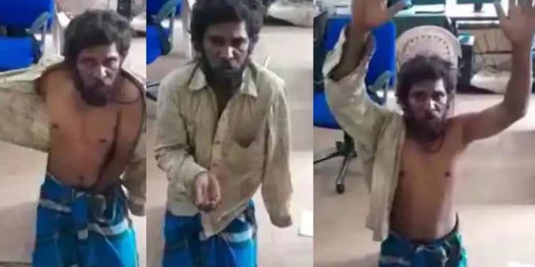കൈ ഷര്ട്ടില് ഒളിപ്പിച്ച് ഒറ്റകൈ നാടകം നടത്തി ഭിക്ഷാടനം; പോലീസ് വിരട്ടിയതോടെ ഷര്ട്ടൂിനുള്ളില് നിന്നും രണ്ടു കൈകളും പുറത്തേക്ക്; വ്യാജന് പിടിയില്
