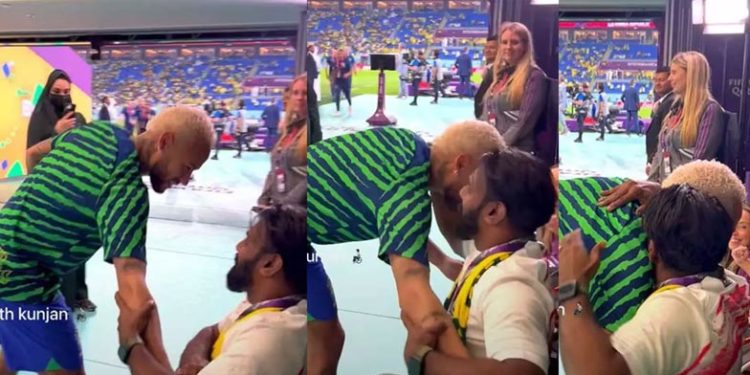 ‘നെയ്മര്…’ഒരൊറ്റ വിളിപ്പുറത്ത് ഹീറോ കണ്മുന്നിലെത്തി, കെട്ടിപ്പിടിച്ചു:വീല്ചെയറിലായ ആരാധകന്റെ സ്വപ്നം സഫലമാക്കി താരം