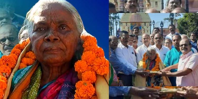 വര്‍ഷങ്ങളായി ക്ഷേത്ര മുറ്റത്ത് ഭിക്ഷയെടുത്ത് ജീവിതം;ഒടുവില്‍ 70കാരി ക്ഷേത്രത്തിലേക്ക് സംഭാവന ചെയ്തത് ഒരു ലക്ഷം രൂപ; ആദരിച്ച് അധികാരികള്‍