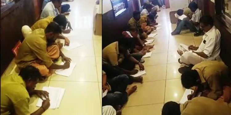 ‘ഇനി ഒരിക്കലും മദ്യപിച്ച് വാഹനമോടിക്കില്ല’; കെഎസ്ആര്‍ടിസി, സ്വകാര്യ ബസ് ഡ്രൈവര്‍മാര്‍ക്ക് പോലീസ് സ്റ്റേഷന്‍ തറയിലിരുന്ന് 1000 തവണ ഇംപോസിഷന്‍ എഴുത്ത്!