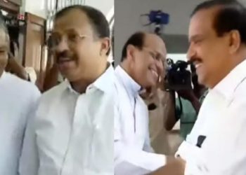 ഈസ്റ്റര്‍ ആശംസയുമായി ആര്‍ച്ച് ബിഷപ്പ് മാര്‍ ജോസഫ് പാംപ്ലാനിയെ സന്ദര്‍ശിച്ച് എപി അബ്ദുള്ളക്കുട്ടിയും പികെ കൃഷ്ണദാസും