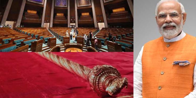 പാർലമെന്റ് ഉദ്ഘാടനത്തിൽ ജനം വലിയ ആവേശത്തിലെന്ന് മോഡി; കൂട്ടത്തോടെ ബഹിഷ്‌കരിച്ച് പ്രതിപക്ഷം; സെലിബ്രിറ്റികളും ചെങ്കോൽ നിർമ്മിച്ച വുമ്മിടി കുടുംബവും ചടങ്ങിന്
