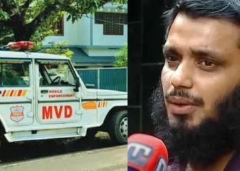 ഹെൽമറ്റില്ലാതെ ‘കാർ ഓടിച്ച’ സാലിക്ക് ആശ്വാസം; ഒടുവിൽ പിഴ വേണ്ടെന്ന് എംവിഡി; ഒത്തുതീർപ്പാക്കി ഉദ്യോഗസ്ഥർ