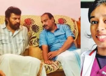 ഡോ. വന്ദന ദാസിന്റെ മാതാപിതാക്കളെ ആശ്വസിപ്പിക്കാനെത്തി മമ്മൂട്ടി