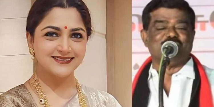 ഖുശ്ബു സുന്ദറിന് എതിരെ അപകീർത്തി പരാമർശം നടത്തി; ഡിഎംകെ നേതാവ് ശിവാജി കൃഷ്ണ മൂർത്തി അറസ്റ്റിൽ; പാർട്ടിയിൽ നിന്നും പുറത്താക്കി