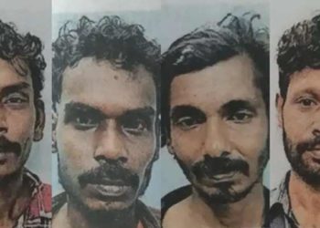 മദ്യപിക്കാൻ പണം തേടി, ബാങ്ക് ജപ്തി ചെയ്ത നഗരമധ്യത്തിലെ വീട്ടിൽ പട്ടാപ്പകൽ മോഷണം; കടത്തിയതിൽ ഓട്ടുരുളിയും; നാലംഗ സംഘം പോലീസ് പിടിയിൽ