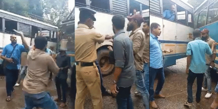 മാനന്തവാടിയില്‍ സ്വകാര്യ ബസ് ജീവനക്കാരും കെഎസ്ആര്‍ടിസി ജീവനക്കാരും തമ്മില്‍ കൂട്ടതല്ല്! കേസെടുത്ത് പോലീസ്