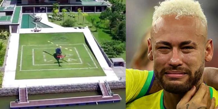 നിയമം ലംഘിച്ച് ആഡംബര ഭവനത്തിൽ കൃത്രിമ തടാകം നിർമിച്ചു, പുഴ വഴി തിരിച്ചുവിട്ടു; നെയ്മർക്ക് 27 കോടിയുടെ വൻതുക പിഴയിട്ട് ടൗൺ കൗൺസിൽ