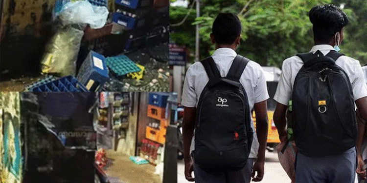 വിദ്യാര്ത്ഥികള്ക്കടക്കം ലഹരി വില്ക്കുന്നുവെന്ന് ആരോപണം; നാട്ടുകാര് കട അടിച്ചു തകര്ത്തു, സംഭവം കണ്ണൂരില്