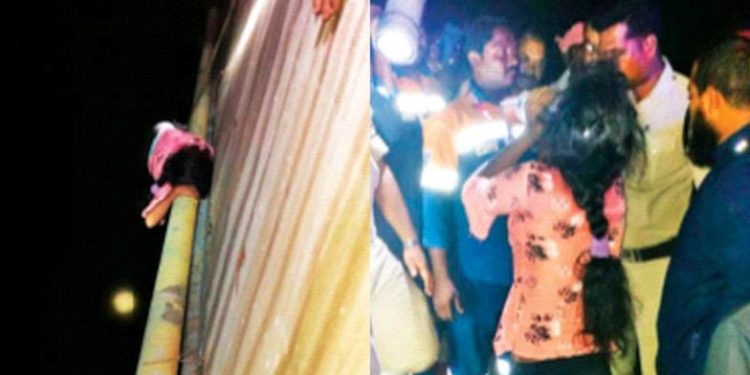 പുഴയിലേക്ക് തള്ളിയിട്ട് അമ്മയുടെ കാമുകന്‍; പൈപ്പില്‍ തൂങ്ങിക്കിടന്ന് നൂറില്‍ വിളിച്ച് പത്തുവയസ്സുകാരി, അത്ഭുതരക്ഷ