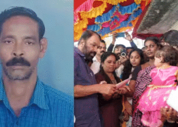 കിണറ്റിലകപ്പെട്ട് മരിച്ച മഹാരാജന്റെ കുടുംബത്തിന് ധനസഹായവുമായി മന്ത്രി വി ശിവന്‍കുട്ടി