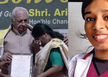 ഡോ. വന്ദന ദാസിന്റെ ബിരുദ സര്‍ട്ടിഫിക്കറ്റ് ഏറ്റുവാങ്ങി മാതാപിതാക്കള്‍, പൊട്ടിക്കരഞ്ഞ് അമ്മ, ആശ്വസിപ്പിച്ച് ഗവര്‍ണര്‍