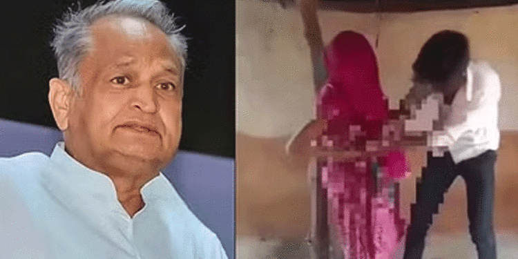 ഭര്‍ത്താവ് നഗ്‌നയാക്കി നടത്തിയ യുവതിക്ക് സര്‍ക്കാര്‍ ജോലിയും 10 ലക്ഷം രൂപയും; പ്രഖ്യാപനവുമായി മുഖ്യമന്ത്രി അശോക് ഗെലോട്ട്