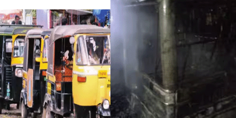അടിപിടിക്കിടെ ഓട്ടോ കത്തിക്കുമെന്ന് ഭീഷണി, ശേഷം ഓട്ടോ മാറി കത്തിച്ചു, സംഭവം ആലപ്പുഴയില്‍, കേസ്
