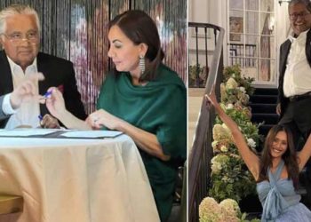 68ാം വയസിൽ പ്രണയ സാഫല്യം; മൂന്നാം തവണയും വിവാഹിതനായി അഭിഭാഷകൻ ഹരീഷ് സാൽവെ; ചടങ്ങിനെത്തി അംബാനിയും ലളിത് മോദിയും മിത്തലും