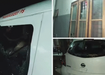 ‘തന്റെ സ്ഥലത്ത് ടെന്റ് കെട്ടി മയക്കുമരുന്ന് ഉപയോഗവും വില്‍പ്പനയും നടത്തുന്നുവെന്ന് പരാതി’; ലഹരി മാഫിയ പ്രവാസിയുടെ വീട് ആക്രമിച്ചു; പോലീസ് ജീപ്പിന്റെ ഗ്ലാസ് തകര്‍ത്തു