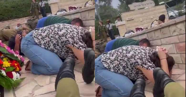 ഹമാസ് ആക്രമണത്തില്‍ കൊല്ലപ്പെട്ടവരുടെ ശവസ്‌കാര ചടങ്ങില്‍ ഭയന്നുവിറച്ച് കുടുംബാംഗങ്ങള്‍, തൊട്ടടുത്ത് വീണ് തകരുന്ന റോക്കറ്റ്; വീഡിയോ പുറത്ത് വിട്ട് ഐഡിഎഫ്