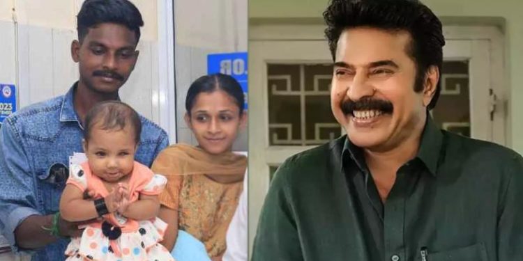 ‘ആ കണ്ണുകള്‍ കൊണ്ട് അവള്‍ ആദ്യം കണ്‍നിറയെ കാണേണ്ടത് മമ്മൂക്കയെ ആണല്ലോ’; കുഞ്ഞ് അമീറയ്ക്ക് വെളിച്ചമേകി താരം