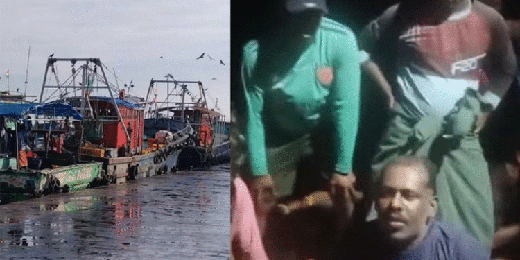 മുനമ്പത്ത് ബോട്ട് മറിഞ്ഞ് കാണാതായ നാല് മത്സ്യ തൊഴിലാളികള്ക്കായുള്ള തിരച്ചില് തുടരുന്നു