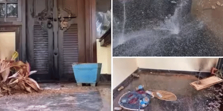 വടകരയില്‍ 10 വയസുകാരിയെ പീഡിപ്പിച്ച സംഭവം; പ്രതിയുടെ വീടിന് നേരെ ബോംബേറ്