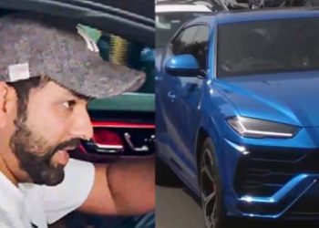 ടീമിനൊപ്പം എത്താന്‍ 215 കിലോമീറ്റര്‍ വേഗത്തില്‍ ലംബോര്‍ഗിനിയില്‍ കുതിച്ചു: രോഹിത് ശര്‍മയ്ക്ക് പിഴ