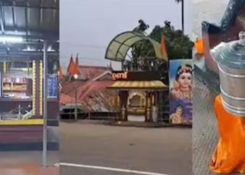 നെടുങ്കണ്ടം ക്ഷേത്രത്തില് വന് കവര്ച്ച: കാണിക്ക വഞ്ചിയിലെ സ്വര്ണവും പണവും സിസിടിവി ക്യാമറകളും കവര്ന്നു