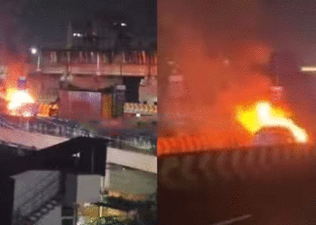 കൊച്ചിയില്‍ ഓടിക്കൊണ്ടിരുന്ന കാറിന് തീപിടിച്ചു; യാത്രക്കാര്‍ ഓടിരക്ഷപ്പെട്ടു