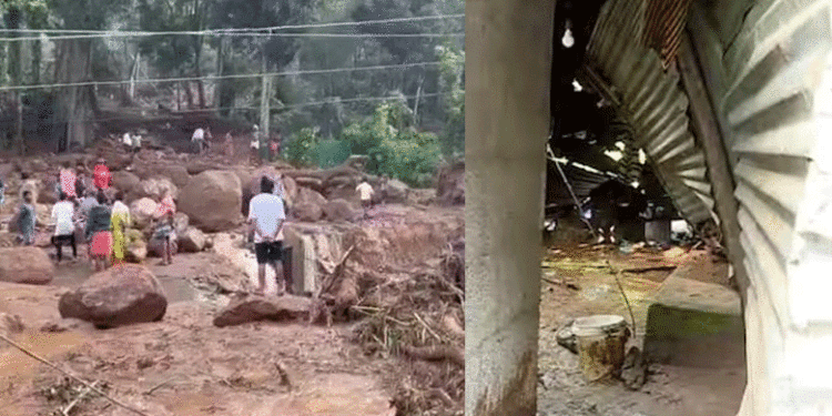 ഇടുക്കിയില്‍ കനത്ത മഴ, ചേരിയാറില്‍ വീടിന്റെ ചുമരിടിഞ്ഞു ദേഹത്തു വീണ് ഒരാള്‍ മരിച്ചു