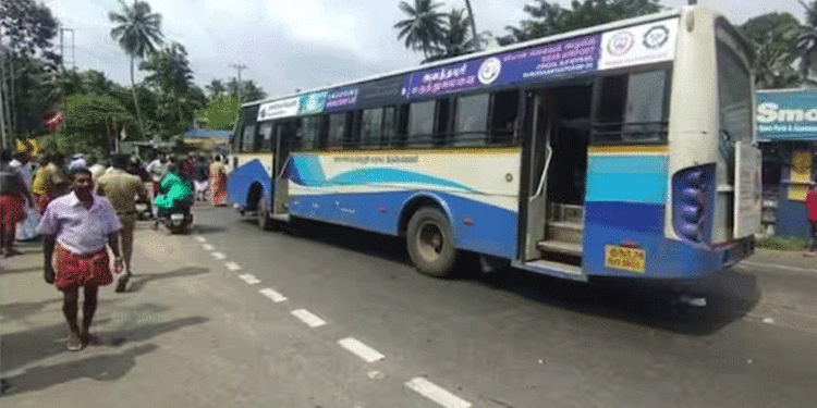 അമിത വേഗത, തമിഴ്‌നാട് ട്രാന്‍സ്‌പോര്‍ട്ട് ബസിടിച്ച് ബൈക്ക് യാത്രക്കാരന് ദാരുണാന്ത്യം, സംഭവം തിരുവനന്തപുരത്ത്