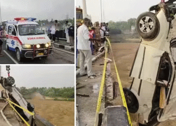 തമിഴ്‌നാട്ടില്‍ കാര്‍ പുഴയിലേക്ക് മറിഞ്ഞ് അപകടം; മലയാളി ദമ്പതികള്‍ക്ക് ദാരുണാന്ത്യം