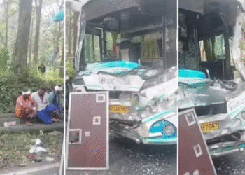 വയനാട്ടില് അയ്യപ്പഭക്തര് സഞ്ചരിച്ച ബസിന് നേരെ കാട്ടാന ആക്രമണം, കുട്ടികള്ക്കടക്കം പരിക്ക്