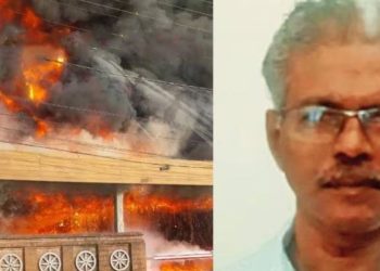 അങ്കമാലിയില്‍ ഷോപ്പിംഗ് കോപ്ലക്‌സില്‍ വന്‍ തീപ്പിടുത്തം: ഒരു മരണം