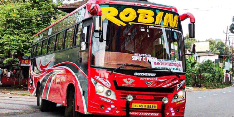 വീണ്ടും സര്‍വ്വീസിനൊരുങ്ങി റോബിന്‍ ബസ്, നിയമം ലംഘനം കണ്ടാല്‍ കര്‍ശന നടപടിയെന്ന് എംവിഡി