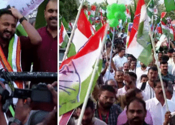 ഗള്ഫ് നാടുകളിലും പാലക്കാട്ടെ വിജയം ആഘോഷിച്ച് യുഡിഎഫ് അനുകൂല പ്രവാസികള്