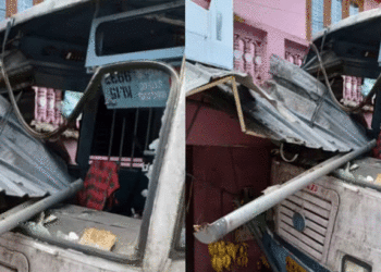 ആലപ്പുഴയില്‍ കെഎസ്ആര്‍ടിസി ബസ് നിയന്ത്രണം വിട്ട് അപകടം; കടയിലേക്ക് ഇടിച്ചു കയറി, ഡ്രൈവര്‍ക്ക് പരിക്ക്