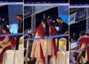 ഉമാ തോമസ് വേദിയില്‍ നിന്ന് വീഴുന്ന ദൃശ്യം പുറത്ത്,  വേദിയില്‍ സ്ഥലമില്ലായിരുന്നുവെന്ന് വ്യക്തം