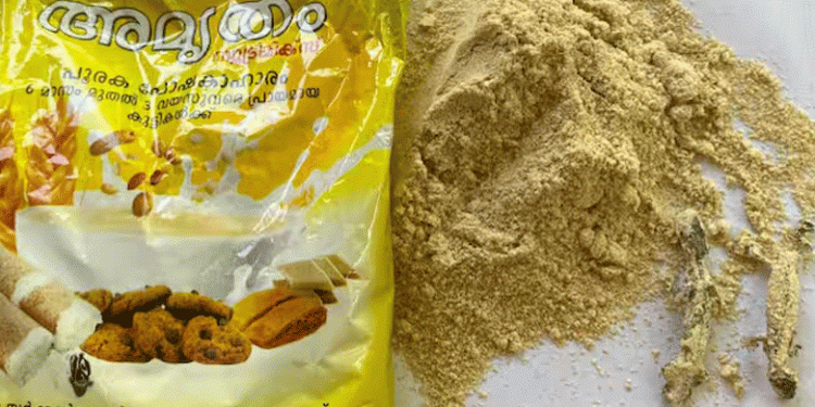 കുട്ടികള്‍ക്കുള്ള അമൃതം പൊടിയില്‍ ചത്തുണങ്ങിയ പല്ലി; മാന്നാറിലെ ഉല്പാദന കേന്ദ്രം പൂട്ടി